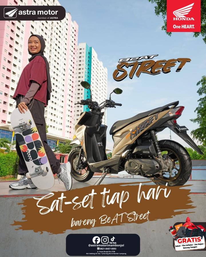 Astra Motor Imam Bonjol Hadirkan Honda BeAT Street: Solusi Mobilitas "Sat-Set" dengan Bonus Berlimpah